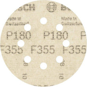 Bosch - Schleifpapier/Schleifvlies PRO F355 Schleifblatt, 125 2608605118 mm, G180, 5-tlg