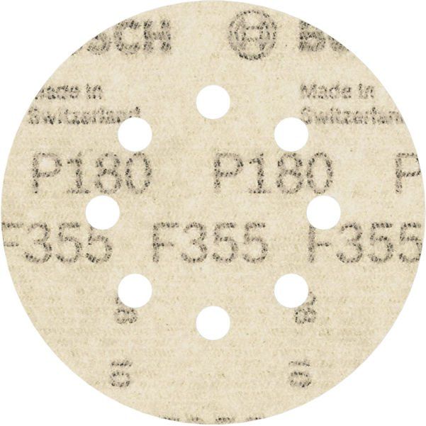 Bosch - Schleifpapier/Schleifvlies PRO F355 Schleifblatt, 125 2608605118 mm, G180, 5-tlg