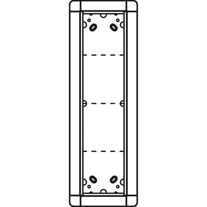 Ritto - Montageelement für Türstation Portier UP-Rahmen si 1881420 4-fach, 141x431mm