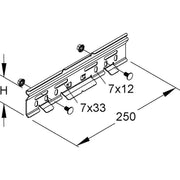Niedax - Verbinder für Kabeltragsystem Verbinder RVC 60/2 − 1 Stück