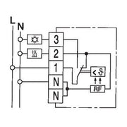 Eberle Controls - Raumthermostat/Uhrenthermostat Temperaturregler RTR-E 6704
