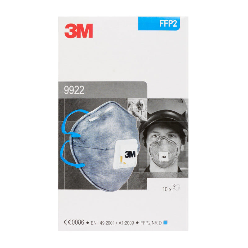 3M - Staubschutzmaske Atemschutzmaske FFP2 9922 (VE10) Spezialmaske
