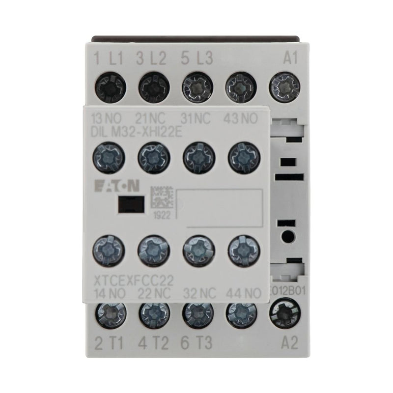 Eaton - Leistungsschütz zum Schalten von Wechselstrom Leistungsschütz DILM12-22(24VDC) 2S2Ö 5,5KW/400V,DC