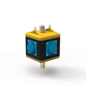 Bals Elektrotech - CEE-Steckdosen-Kombination (IEC 60309) Uni-Block-Vollgummi 57116