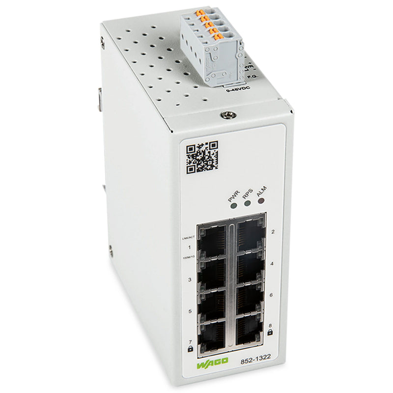 WAGO - Netzwerk Switch Industrial-Managed-Switch 852-1322 MAC Security