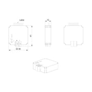 BEG Brück Electronic - Bussystem-Binäreingang Tasterschnittstelle PBM-KNX-DX-4W