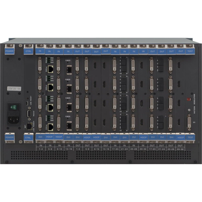 Kramer - Endgeräteumschalter Digital-Matrixschalter VS-3232DN-EM/STANDAL 2x2 bis 32x32