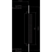 Schroff - Komponente für den Ausbau (Schaltschrank) Lochschiene 20822048 (VE4) 60TE