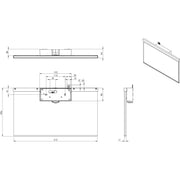 RP-Technik - Sicherheitsleuchte LED-Rettungszeichenleuchte AGW403WL-AZ EB3h, Wirel., anthr