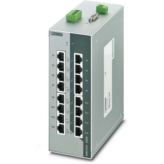 Phoenix Contact - Netzwerk Switch Netzwerk Switch FL SWITCH 3016 16 RJ45-Ports