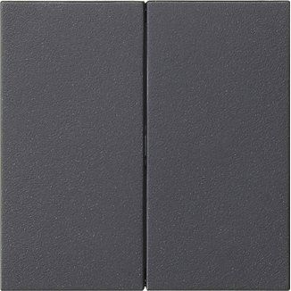 Gira - Bedienelement intelligent Bedienaufsatz 2fach 536228 anthrazit