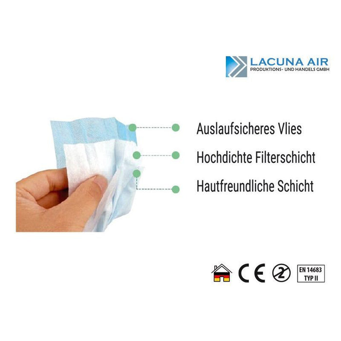 Lacuna Air Produk. - Atemschutzmaske Einweggesichtsmaske 61004.0 (VE50)  − 1 Packung
