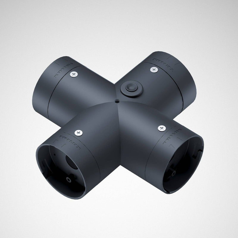 Trilux - Mechanisches Zubehör/Ersatzteile für Leuchten X-Verbinder Tugra X-Conn. Alu 05 schwarz