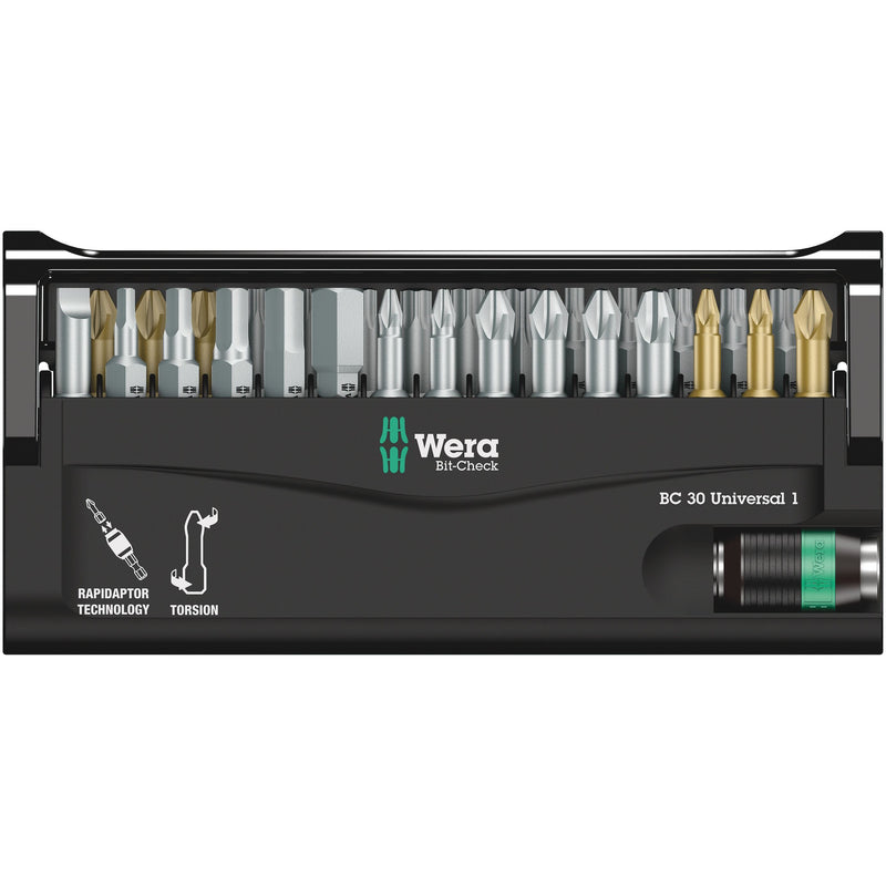 Wera - Bit-Set Bit-Sortiment 056440 Universal, 30-tlg