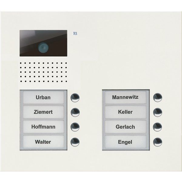 TCS Tür Control - Türstation für Türkommunikation Video color Außenstation V AVU15080-0019 PUK 8 Tasten 2-spalt − 1 Stück