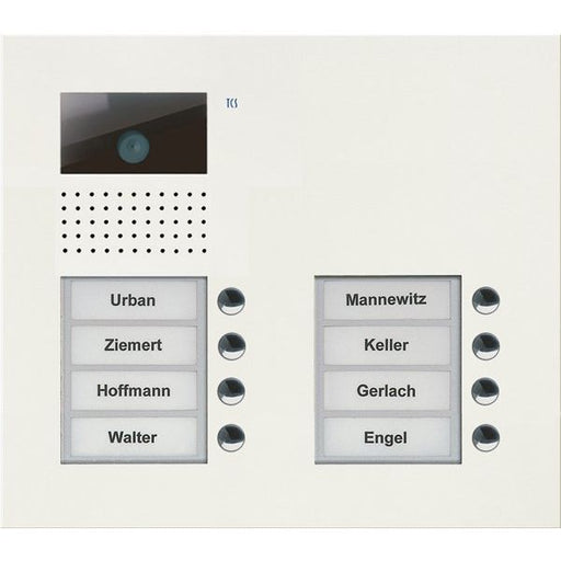 TCS Tür Control - Türstation für Türkommunikation Video color Außenstation V AVU15080-0019 PUK 8 Tasten 2-spalt − 1 Stück