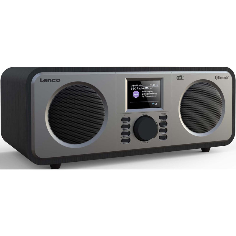 LENCO - Radio DAB+ Radio DAR-030 Black FM,Stereo,Bluetooth