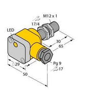 Turck - Induktiver Näherungsschalter Sensor BI2-G12SK-Y1X induktiv − 1 Stück