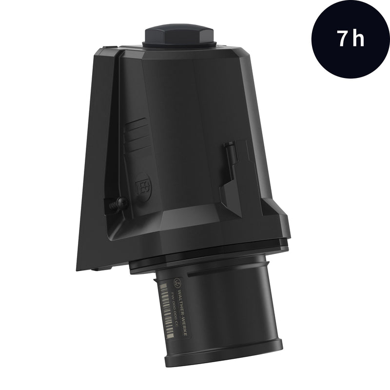 Walther Werke - CEE-Gerätestecker (IEC 60309) CEE NEO Wandgerätestecker FW730407CC schräg 32A 4P 7h