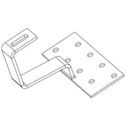 K2 - Photovoltaik-Dach-/Fassadenbefestigung Dachhaken 1000653 Grundpl.180x80x4mm − 25 Stück