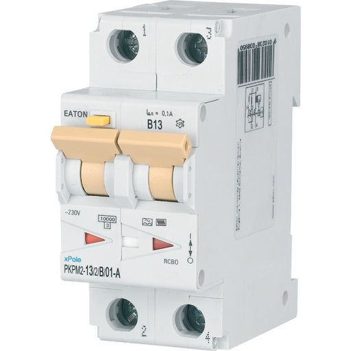 Eaton - Kombination FI-Schalter/Leitungsschutzschalter FI/LS Kombination PKPM2-13/2/B/01-A 13A 100mA