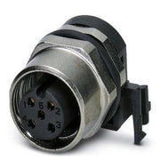 Phoenix Contact - Rundsteckverbinder, feldkonfektionierbar (Industriesteckverbinder) Einbausteckverbinder SACC-DSIV-FS#1436563 − 10 Stück