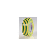 HellermannTyton - Klebeband Isolierband HTAPEFLEX1525x25PVC 25mm x 25m grün/gelb − 10 Stück