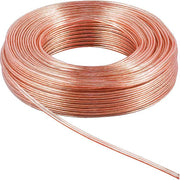 Goobay - Lautsprecherleitung Lautsprecherkabel 10m 15130 LSP 2x2,5qmm,transp