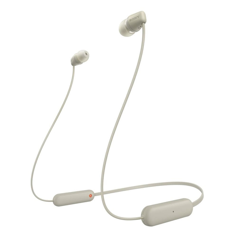 Sony - Kopfhörer Bluetooth-In-Ohr-Kopfhörer WIC100C.CE7 taupe