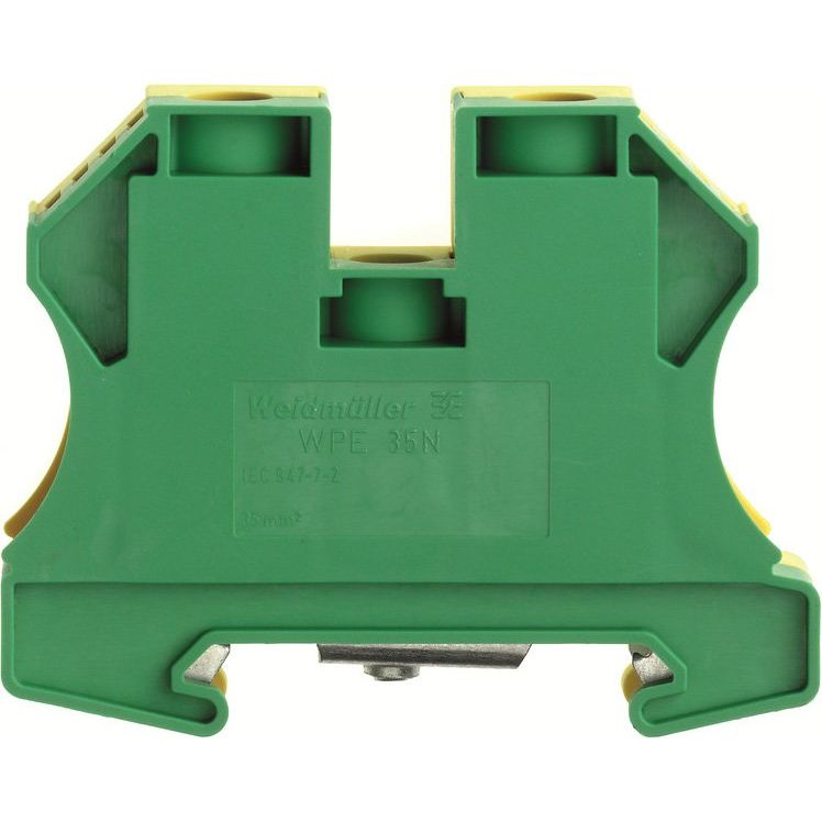 Weidmüller - Schutzleiter-Reihenklemme Schutzleiterklemme WPE 35N 66x16x51mm