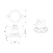 BEG Brück Electronic - Bewegungsmelder/Präsenzmelder komplett Präsenzmelder PD4N-LTMS-RR-DE