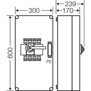 Hensel - Lasttrennschalter Mi-Lastschaltergehäuse Mi 7457 160A 4pol.+PE