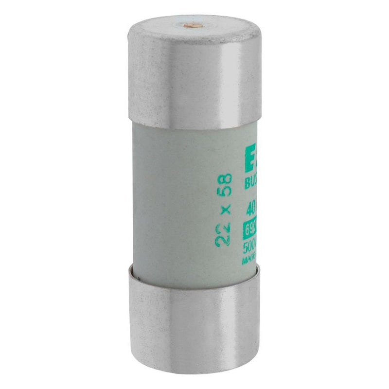 Eaton - Zylindrische Sicherung Sicherungseinsatz Nieders. CYL AM 22,#C22M40S 40A AC 690V 80kA − 10 Stück