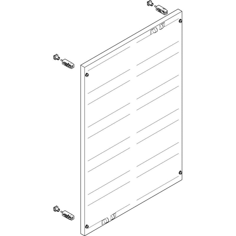 ABN - Verteilerfeld für Installationsverteiler ESPRO-Modul MF2570 flach BxH:500x750mm