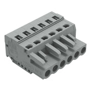 WAGO - Kabelsteckverbinder für Leiterplattensteckverbinder Federleiste 231-106/026-000 6pol. 5mm − 50 Stück