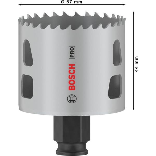 Bosch - Lochsäge PRO Multi Material PC Plus 2608594392 Lochsäge, 57 mm