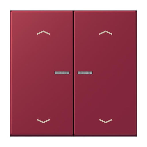 Jung - Bedienelement intelligent Taster mit Pfeilsymbolen BT LC 17102 P 255 le rubis
