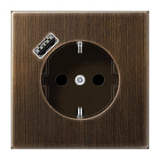 Jung - Steckdose SCHUKO Steckdose 16 A 250V ME 1520-18 A AT m. Berührungsschutz