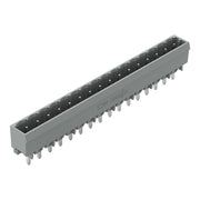 WAGO - Leiterplattensteckverbinder THT-Stiftleiste Lötstift 231-176/001-000 1,2x1,2,gerade,grau − 50 Stück