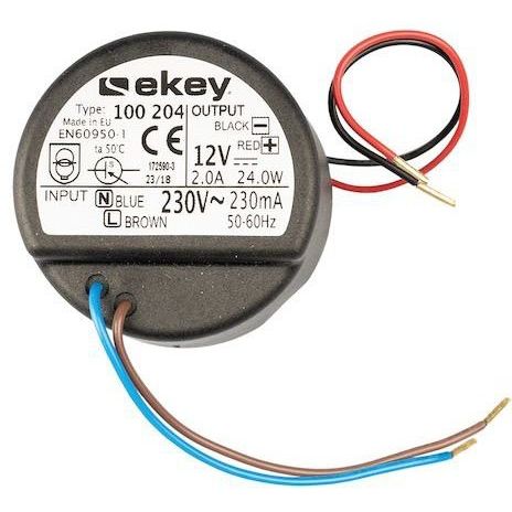 Ekey (AT) - Gleichstromversorgung Unterputzdosennetzteil 100204 230VAC - 12VDC 1,5A