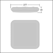 Thorn - Decken-/Wandleuchte LED-Wandleuchte KAT SQ 2000-840 HFE3 4000K