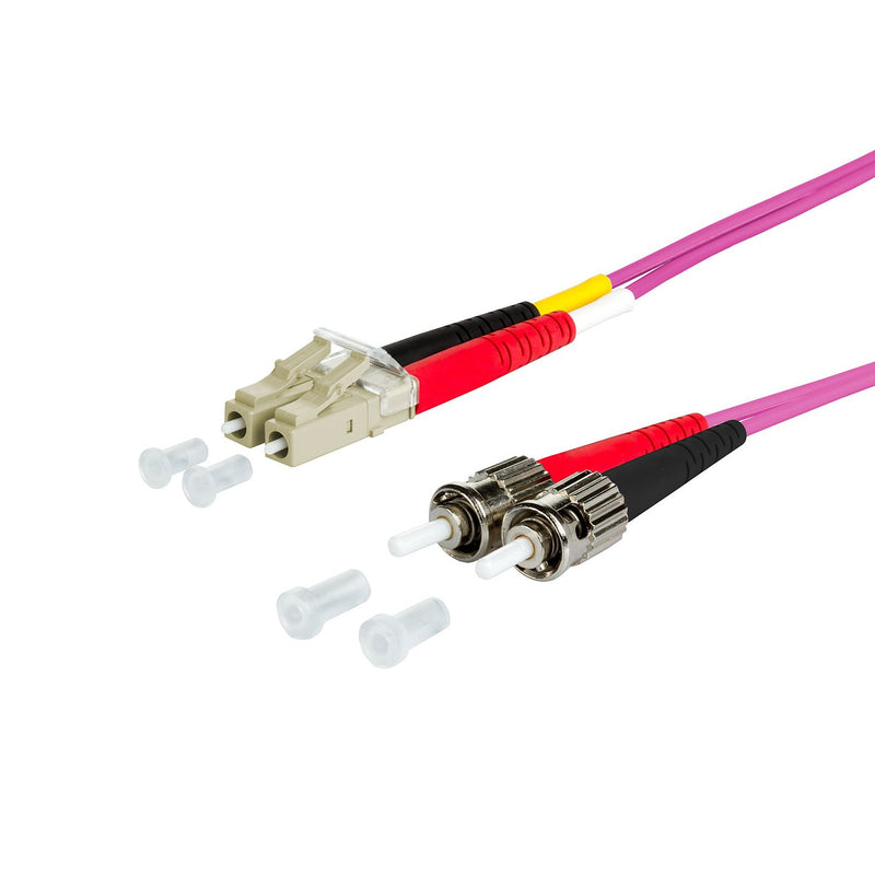 Metz Connect - Patchkabel LWL Duplexkabel LC/ST 151S1JOAO20E 50,0 OM4 2m