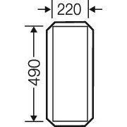 Hensel - Einbauplatte für Befehlsgeräte Abdeckung FP AP 30 Gr.3