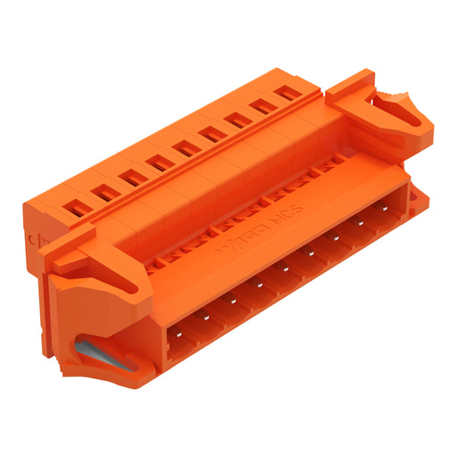 WAGO - Kabelsteckverbinder für Leiterplattensteckverbinder 1-Leiter-Stiftleiste 231-639/114-000 CAGECLAMP,2,5mm²,or − 25 Stück