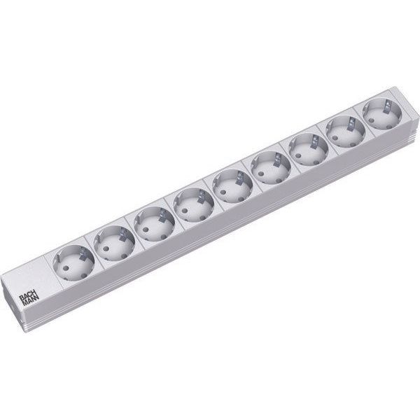 Bachmann - Power distribution unit (PDU) 19Zoll Steckdosenleiste 9f 333.401 1HE 9xSchutzk. alu