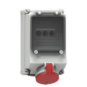 Bals Elektrotech - CEE-Steckdose abschaltbar, abgesichert (IEC 60309) Wandsteckdose abgesichert 15081 63A 4p 400V 6h IP44