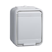 Elso - Steckdose 1-fach AP 445004 reinweiß