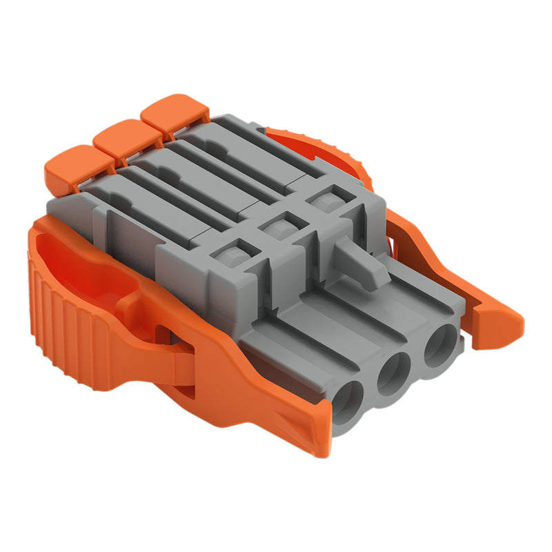 WAGO - Kabelsteckverbinder für Leiterplattensteckverbinder 1-Leiter-Federleiste 2231-1103/038-000 Push-in CAGECLAMP,gr − 100 Stück