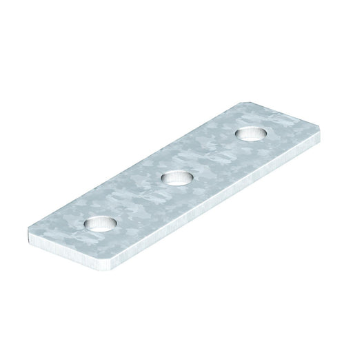OBO Bettermann - Verbinder für Stiel/Profilschiene Verbindungsplatte GMS 3 VP FT m.3 Löch. 150x40x5 − 20 Stück