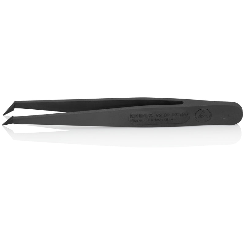 Knipex - Pinzette Kunststoffpinzette 92 09 03 ESD ESD Glatt 110 mm − 1 Stück
